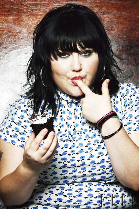 Beth Ditto (fot. sesja dla amerykańskiego "Elle")