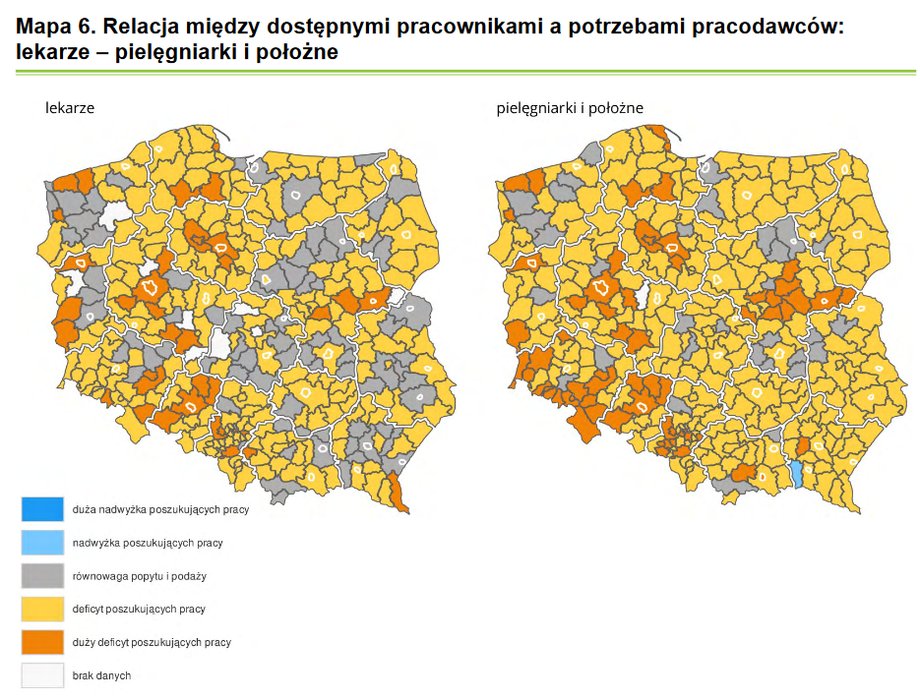 Najbardziej poszukiwane przez pracodawców zawody w branży medycznej w 2020 r. z badania "Barometr zawodów"