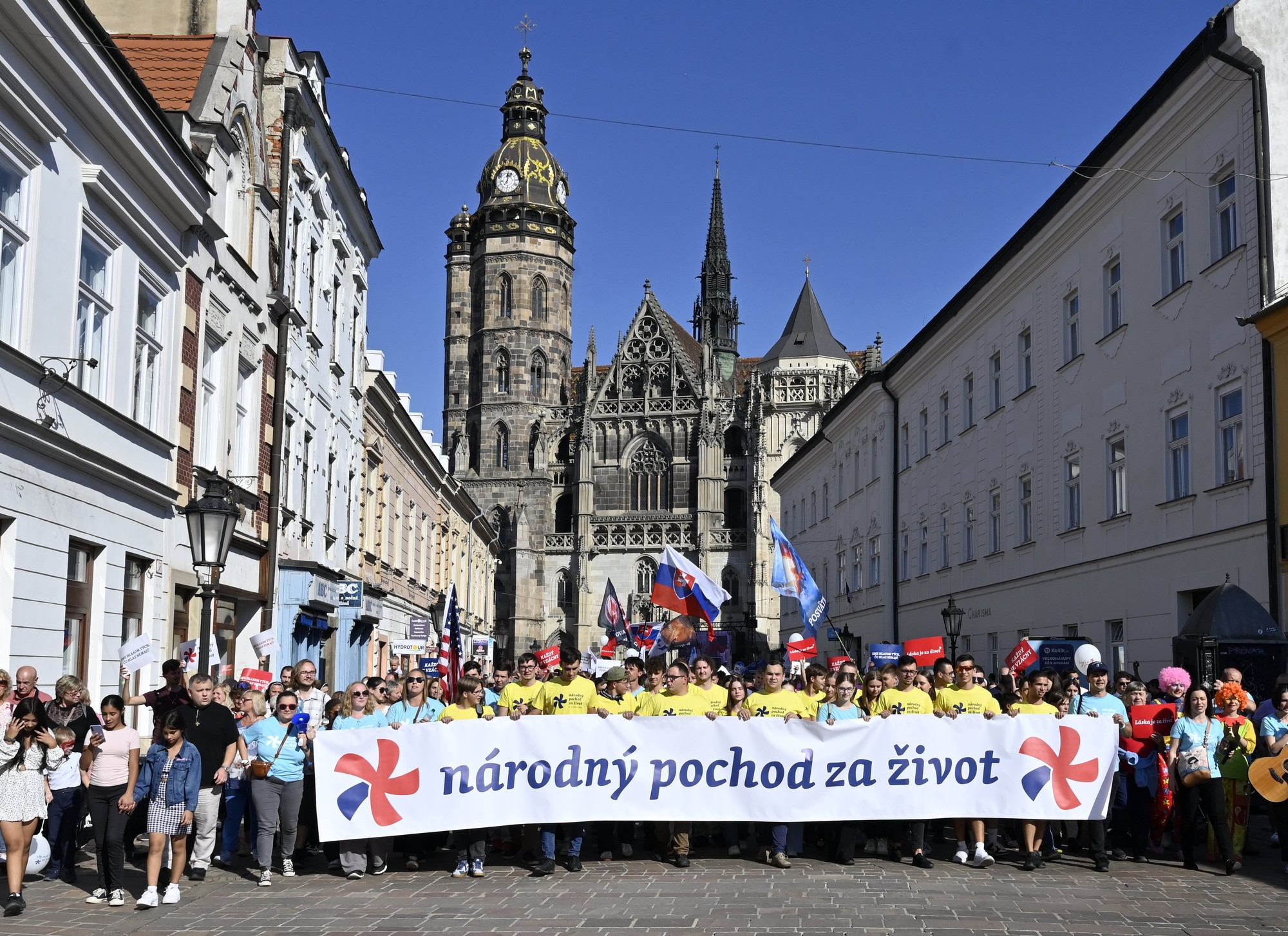 Národný pochod za život sa do Košíc vrátil po 11 rokoch.