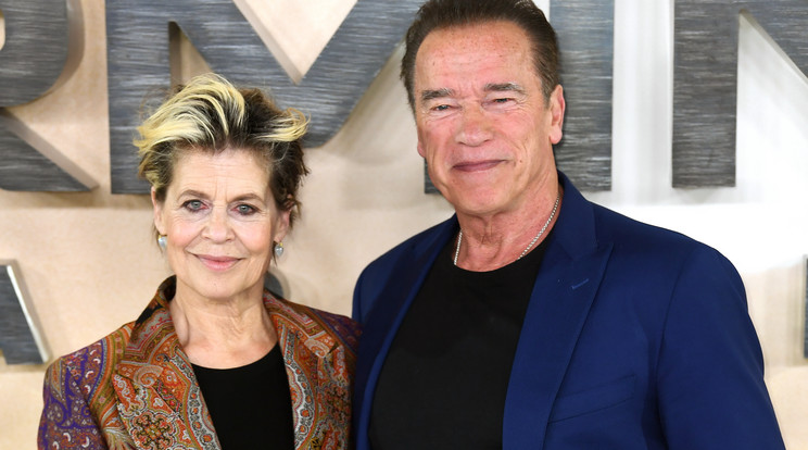 Linda Hamilton és Arnold Schwarzenegger között elcsattant egy csók /Fotó: Northfoto