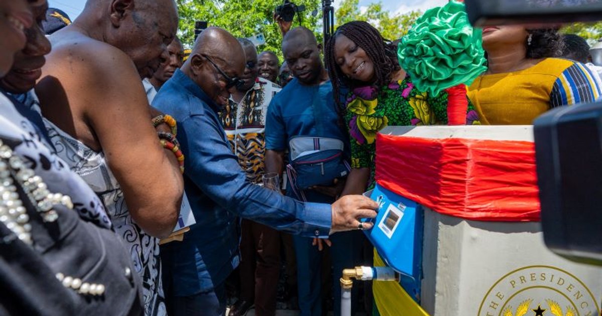 Nana Addo commissions €11.5m Water Supply project at Adaklu - Vimarsana News