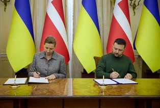 Dania i Ukraina podpisały dwustronną umowę o bezpieczeństwie. "Mocny dokument, który potwierdza silne wsparcie"
