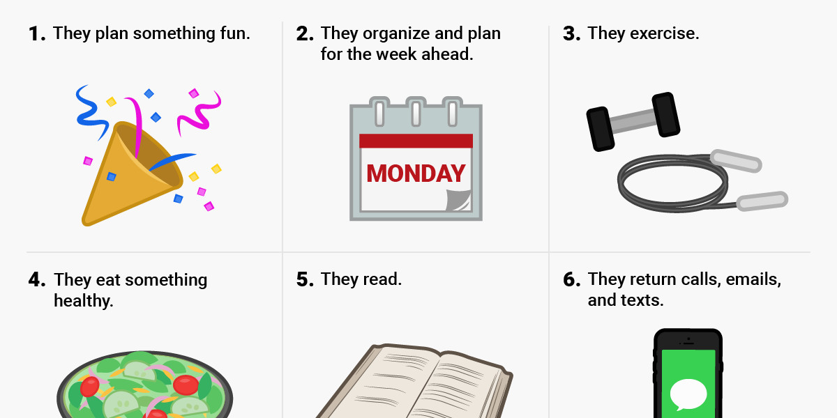 9 things successful people do on Sunday nights
