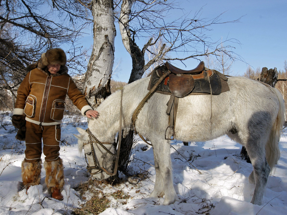 RUSSIA PRIME MINISTER PUTIN HORSE RIDING