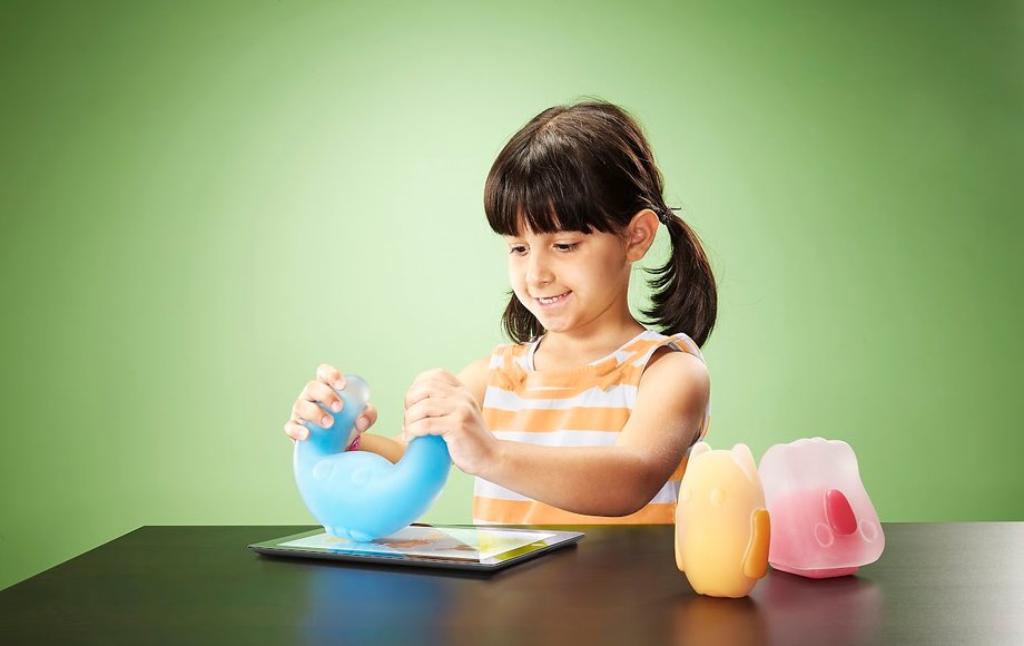 Monstas are interactive toys for kids with juvenile arthritis. Used in tandem with an iPad app, kids can use a variety of Monstas to strengthen their fingers, wrists, and knuckles.