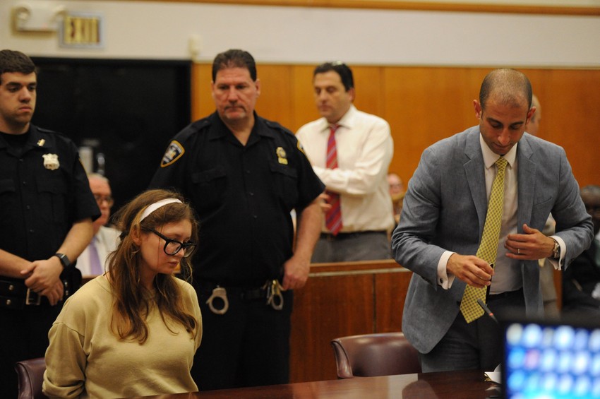 Ana Sorokin na suđenju