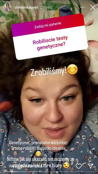 Aktorka zadbała o badania prenatalne / Instagram @dominikagwit