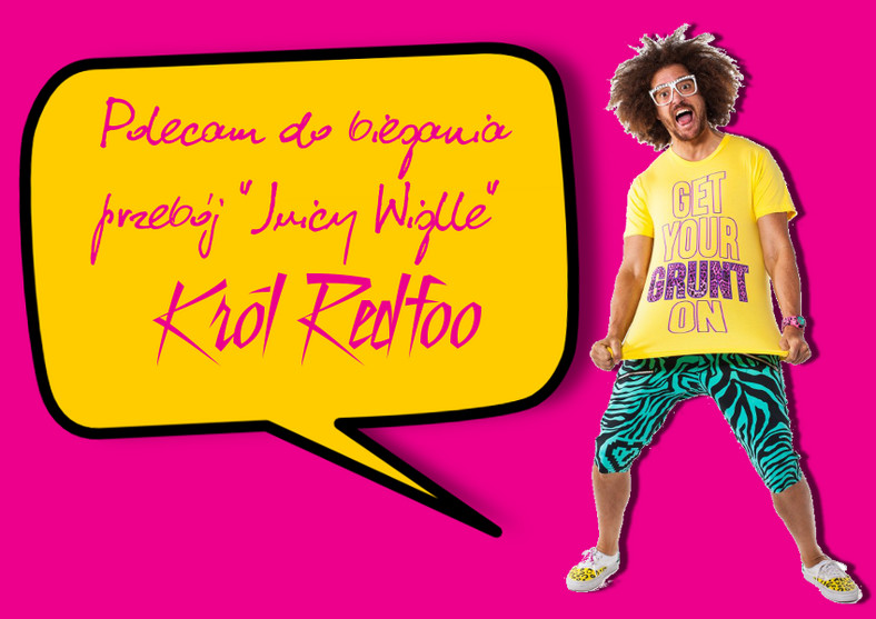 Redfoo poleca się do biegania, fot. własne