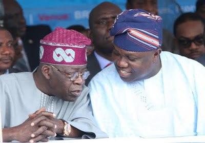 Lagos State Governor, Akinwunmi Ambode and APC National Leader, Asiwaju Bola Tinubu 