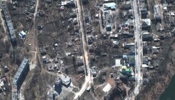 Masowe groby pod Iziumem. ZDJĘCIA SATELITARNE