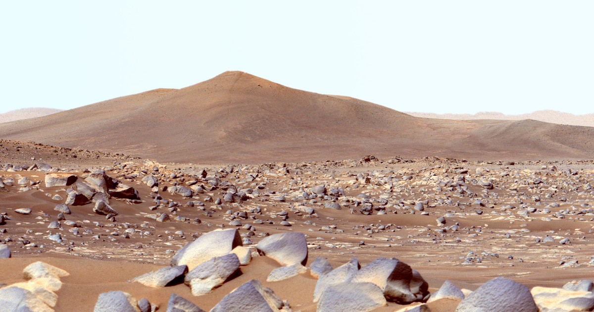 NASA found strange rocks on the surface of Mars.  It is not known where they came from