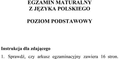 Matura 2013. Język polski - podstawowy. Arkusze