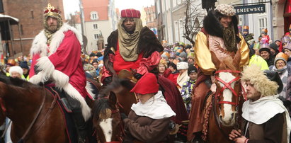 Ależ było kolorowo! Orszak Trzech Króli w Gdańsku