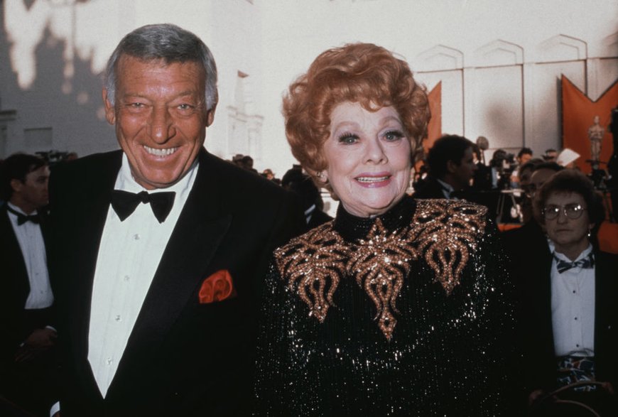 Lucille Ball i jej drugi mąż Gary Morton na 61. rozdaniu Oscarów