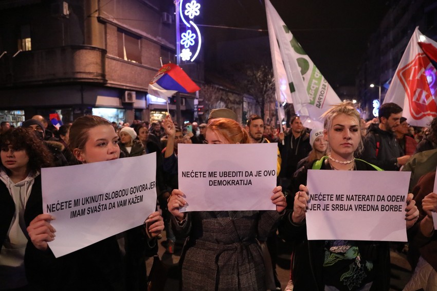 Protest protiv "Rio Tinta"