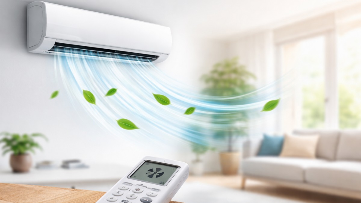 Klima uređaj u dnevnoj sobi