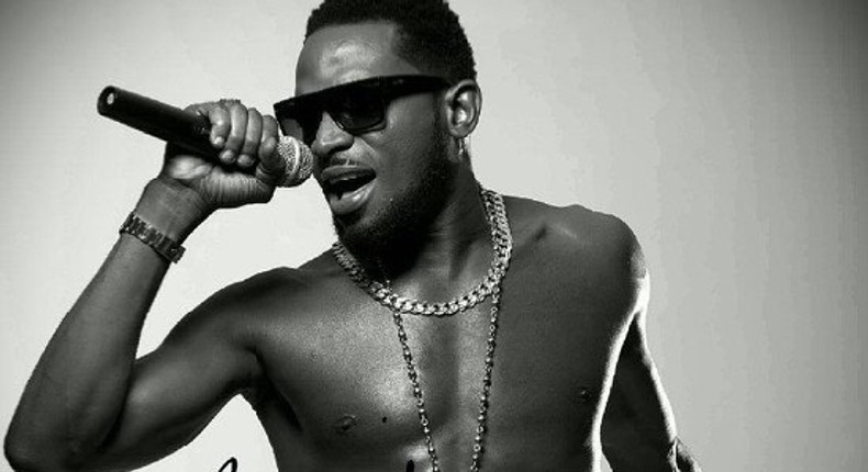 D'banj's performing posture