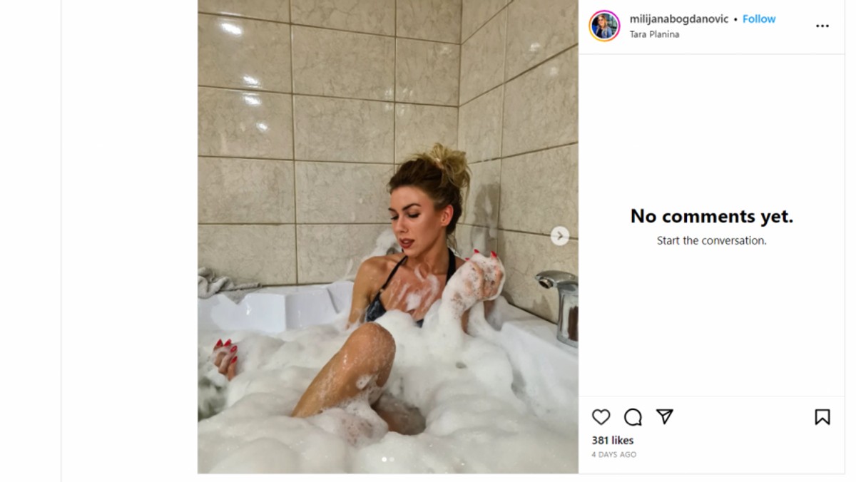 Milijana Bogdanović u kadi