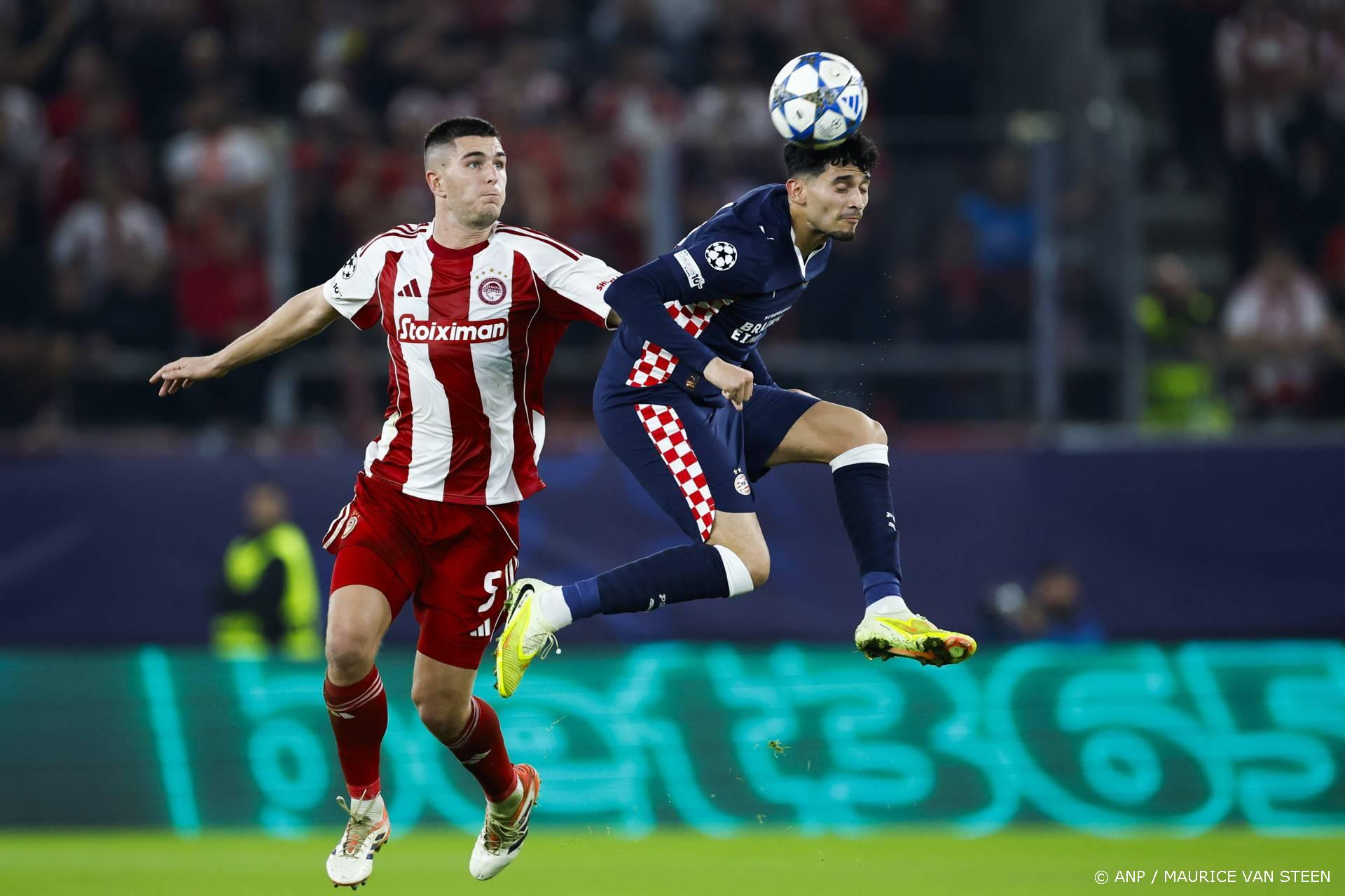 Pepi redt PSV in de 93e minuut: late 1-1 bij Olympiakos in CL