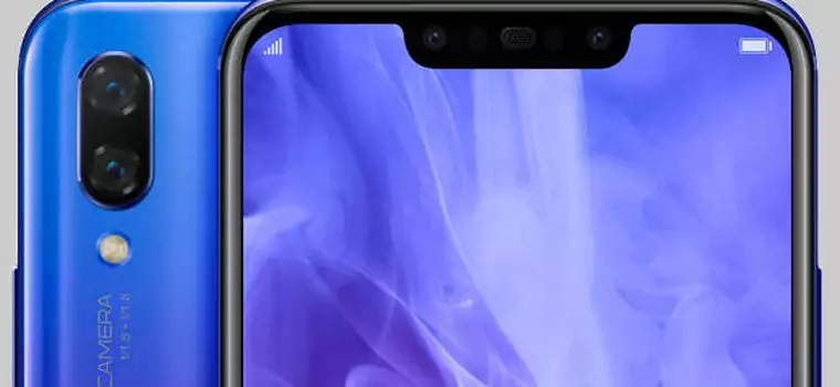 Huawei Nova 3 oficjalnie. 6,3" ekran z wcięciem i ciekawy design