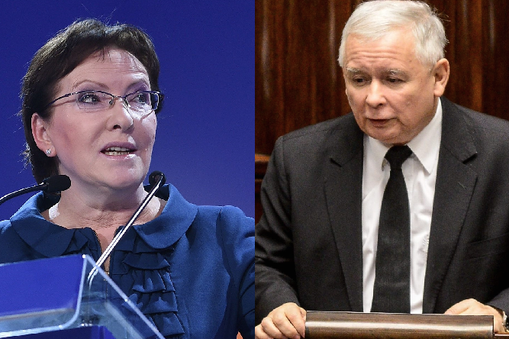 Ewa Kopacz i Jarosław Kaczyński