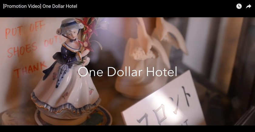 One Dollar Hotel w japońskim mieście Fukuoka