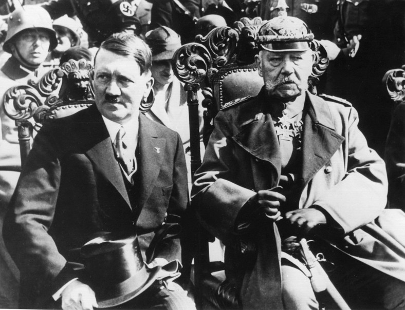 Adolf Hitler i Paul von Hindenburg, 1933 r.