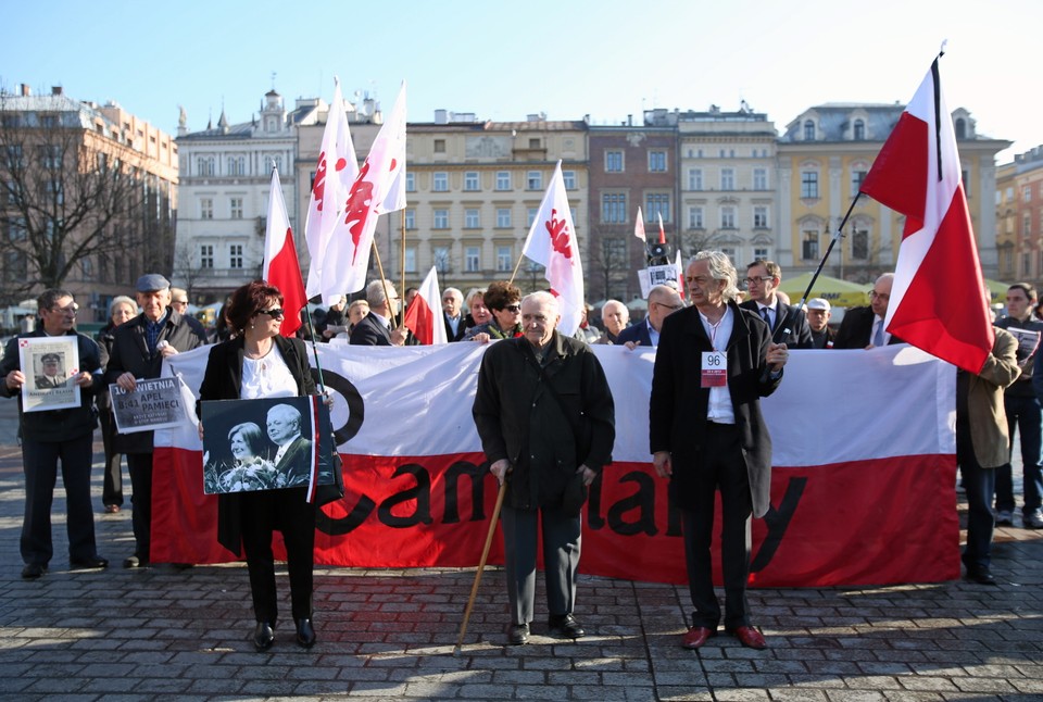 7. rocznica katastrofy smoleńskiej w Krakowie