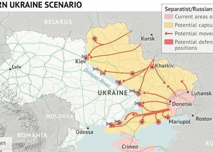 Ukraina Od Skrawkow Terenu Po Totalna Inwazje 4 Scenariusze Swiat Newsweek Pl
