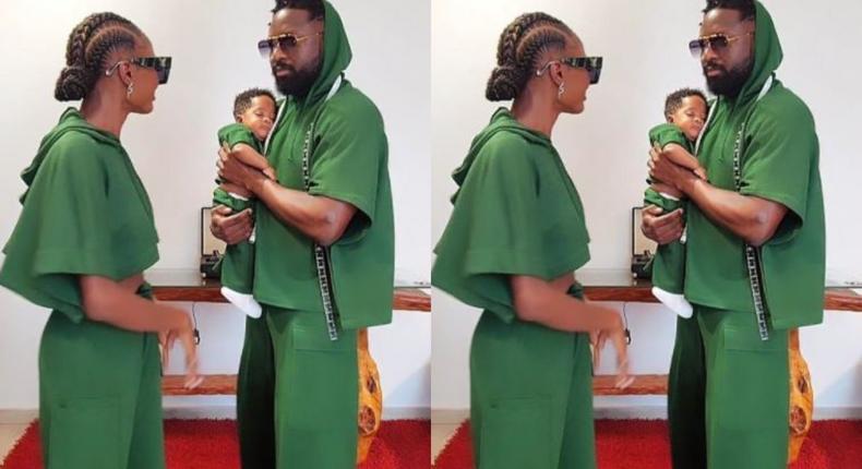 Elikem Kumordzi flaunts new baby mama, son for the first time