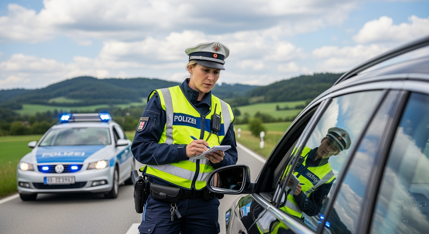Mutter lässt Einjährigen auf A6 lenken, während sie am Handy tippt