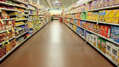 File image of the inside of a supermarket