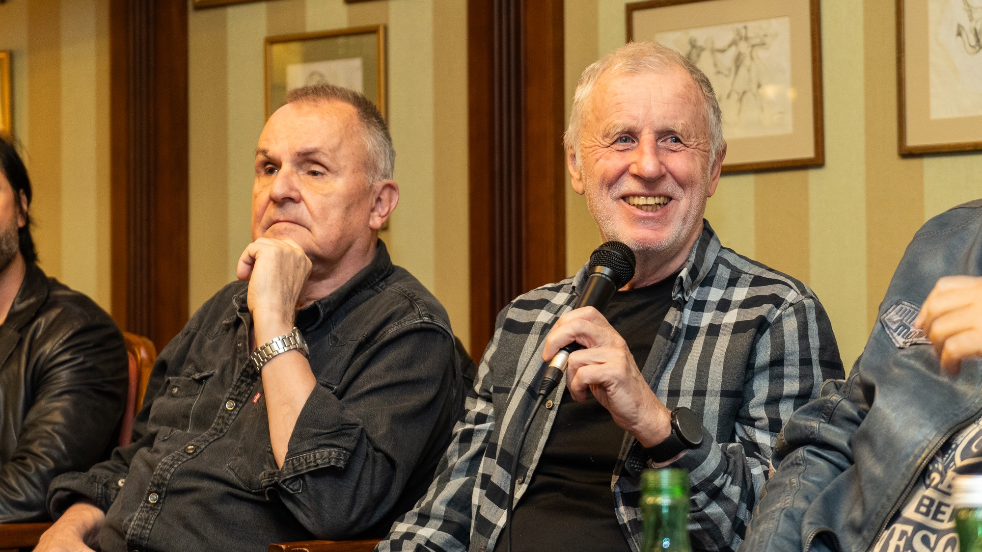 Jožo Ráž a Ján Baláž z Elánu.