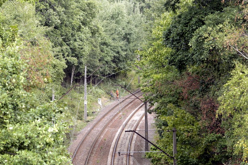 65. kilometr trasy kolejowej Wrocław-Wałbrzych