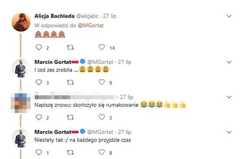 Sceen z Twittera Maricna Gortata