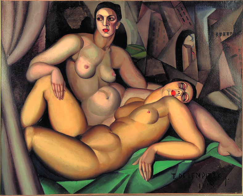 Tamara Łempicka, Dwie przyjaciółki (Perspektywa), 1923 r., Petit Palais, Musée d’Art Moderne, Genewa, Szwajcaria 