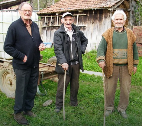Dragoljub Mihaljčić, Milorad Galić i Miloš Petrović