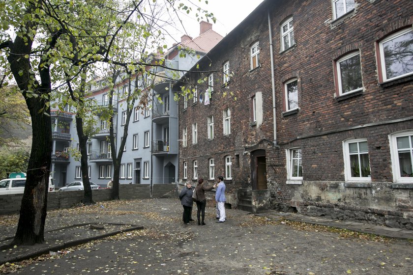 Mur podzielił mieszkańców Zabrza