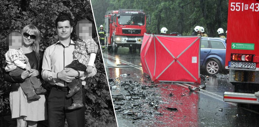 Marzena i Mariusz jechali z synkiem do lekarza. Na swej drodze spotkali śmierć