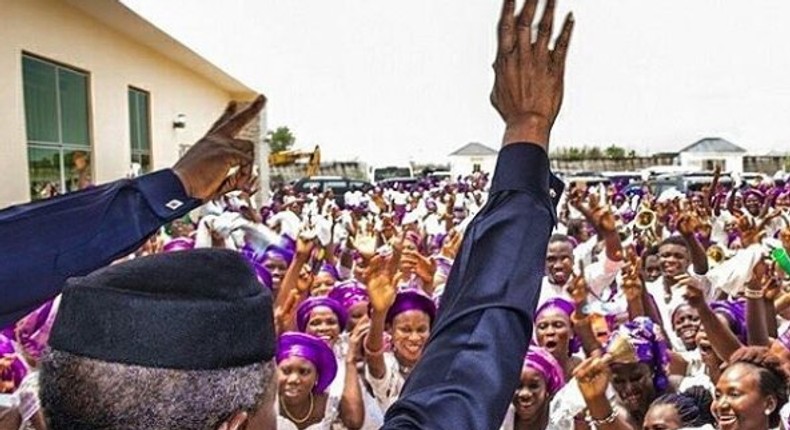 Yemi Osinbajo touches down in Bayelsa