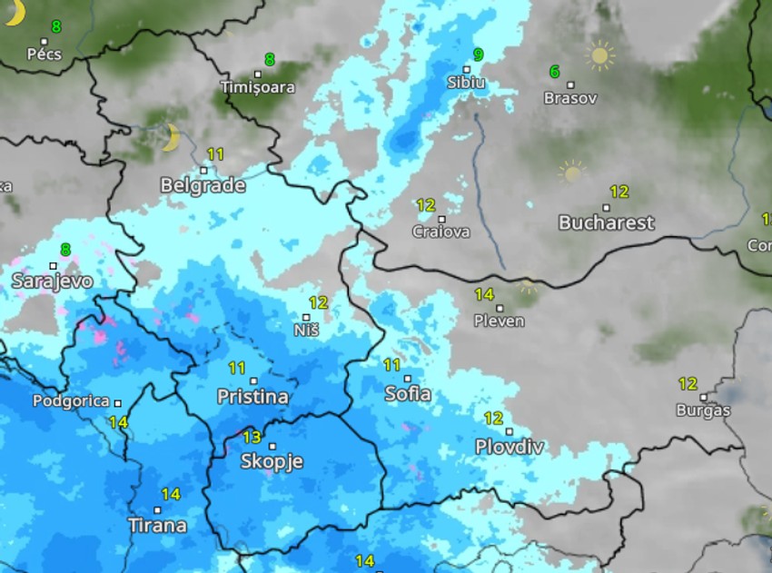 Kako se promena vremena kreće u Srbiji 16. maja u 5. sati