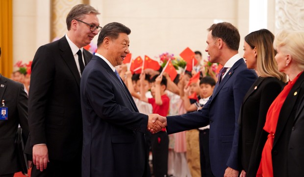 Aleksandar Vučić i Si Đinping