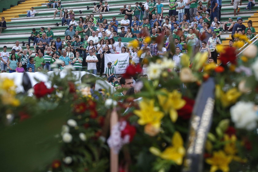 Ostatnie pożegnanie piłkarzy i działaczy Chapecoense