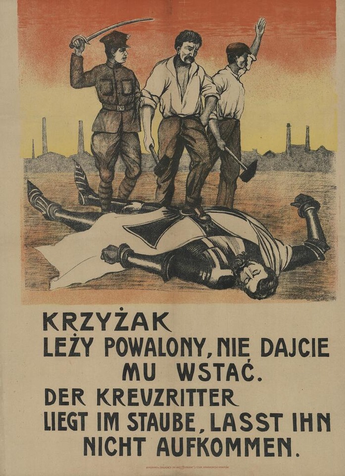 Plakat z okresu działalności plebiscytowej Fot. Muzeum Powstań Śląskich w Świętochłowicach