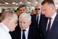 Jarosław Kaczyński i o. Tadeusz Rydzyk na Jasnej Górze