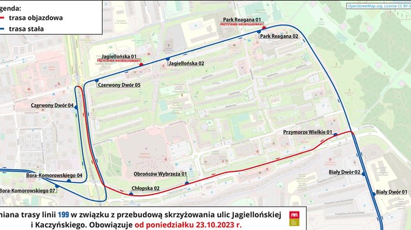 Przebudowa skrzyżowania ul. Jagiellońskiej i Prezydenta Lecha Kaczyńskiego