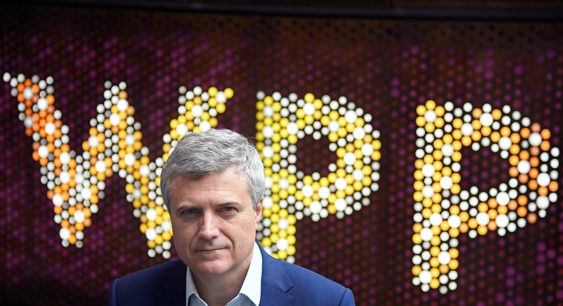 Mark Read, CEO of WPP, is telling staff to come into the office four days a week from April.Reuters