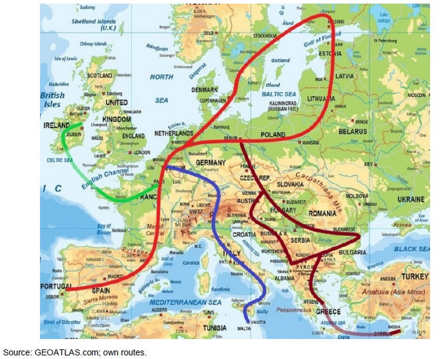 Planirana mreža ultra brzih vozova Evrope