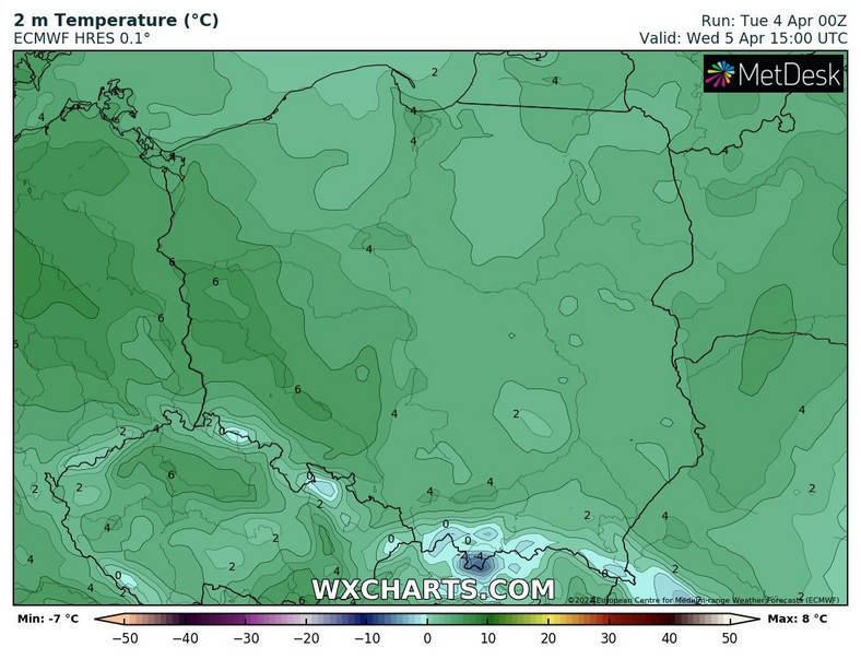 Najchłodniej będzie na Pogórzu, a najcieplej w zachodniej Polsce