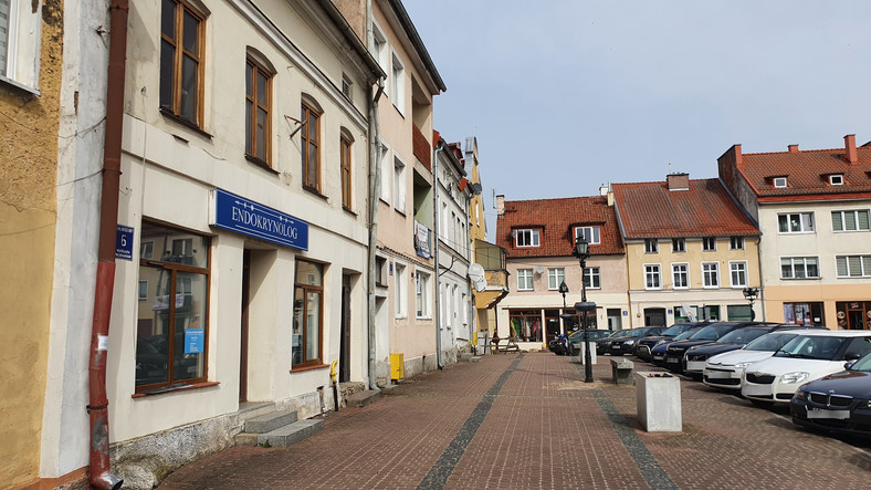 Rynek w centrum Górowa